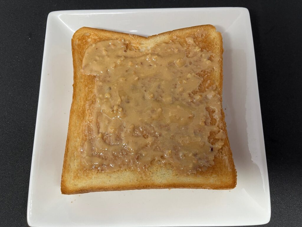 ピーナッツトースト
